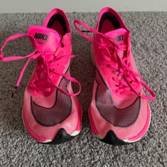 Nike ZoomX Vaporfly Electric Pink Blast Men's AO4568-600 - Picture 3 of 8